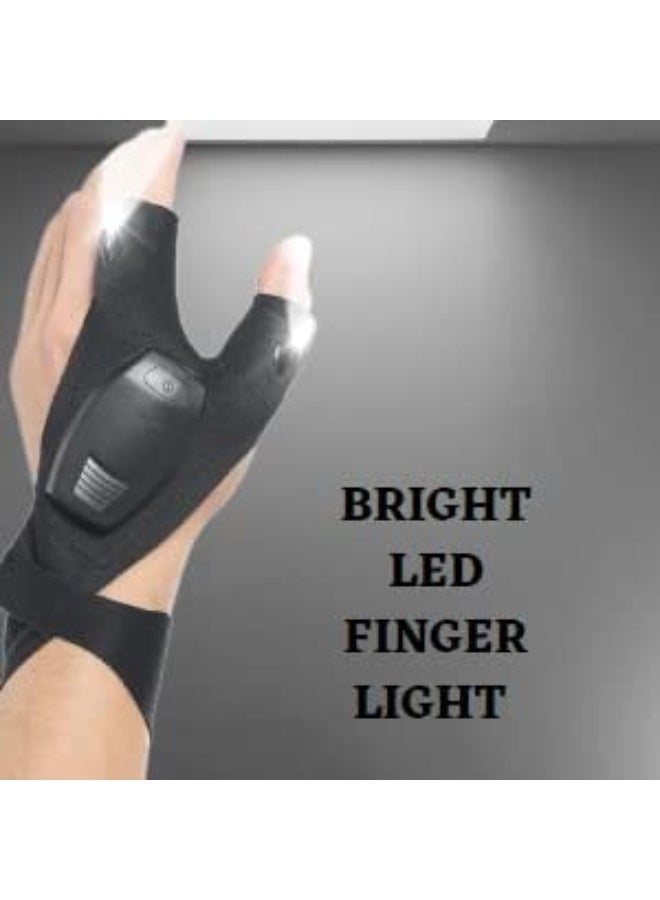 هدايا للرجال، قفازات LED لإكسسوارات الصيد، قفازات مع مصباح يدوي، أدوات للرجال، هدايا للأب، هدايا عيد ميلاد له، هدايا للرجال، أفكار هدايا لملء جورب الرجال في عيد الميلاد - Image 2